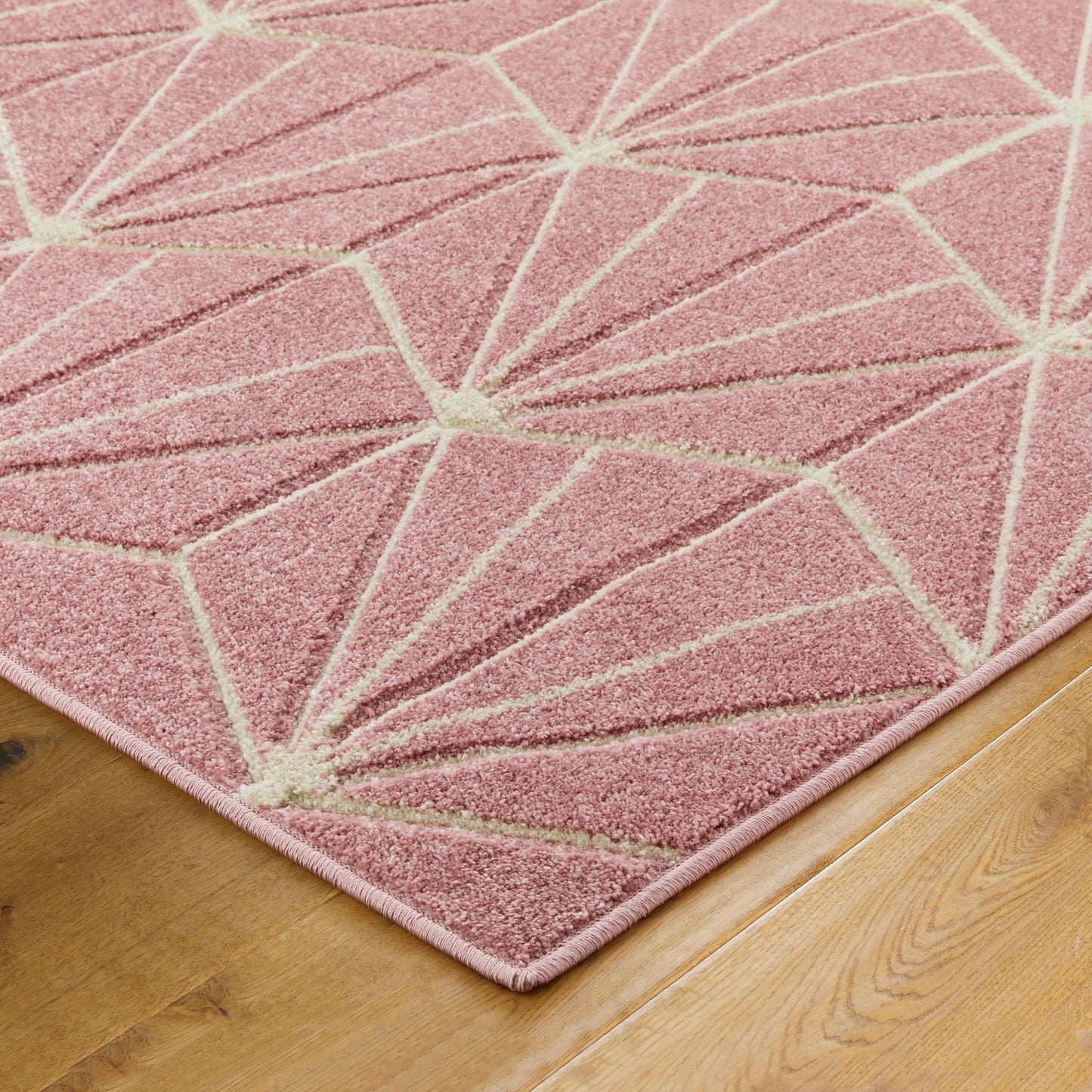 Oriental Weavers Portland Modern Rug 750 P Pink Cream